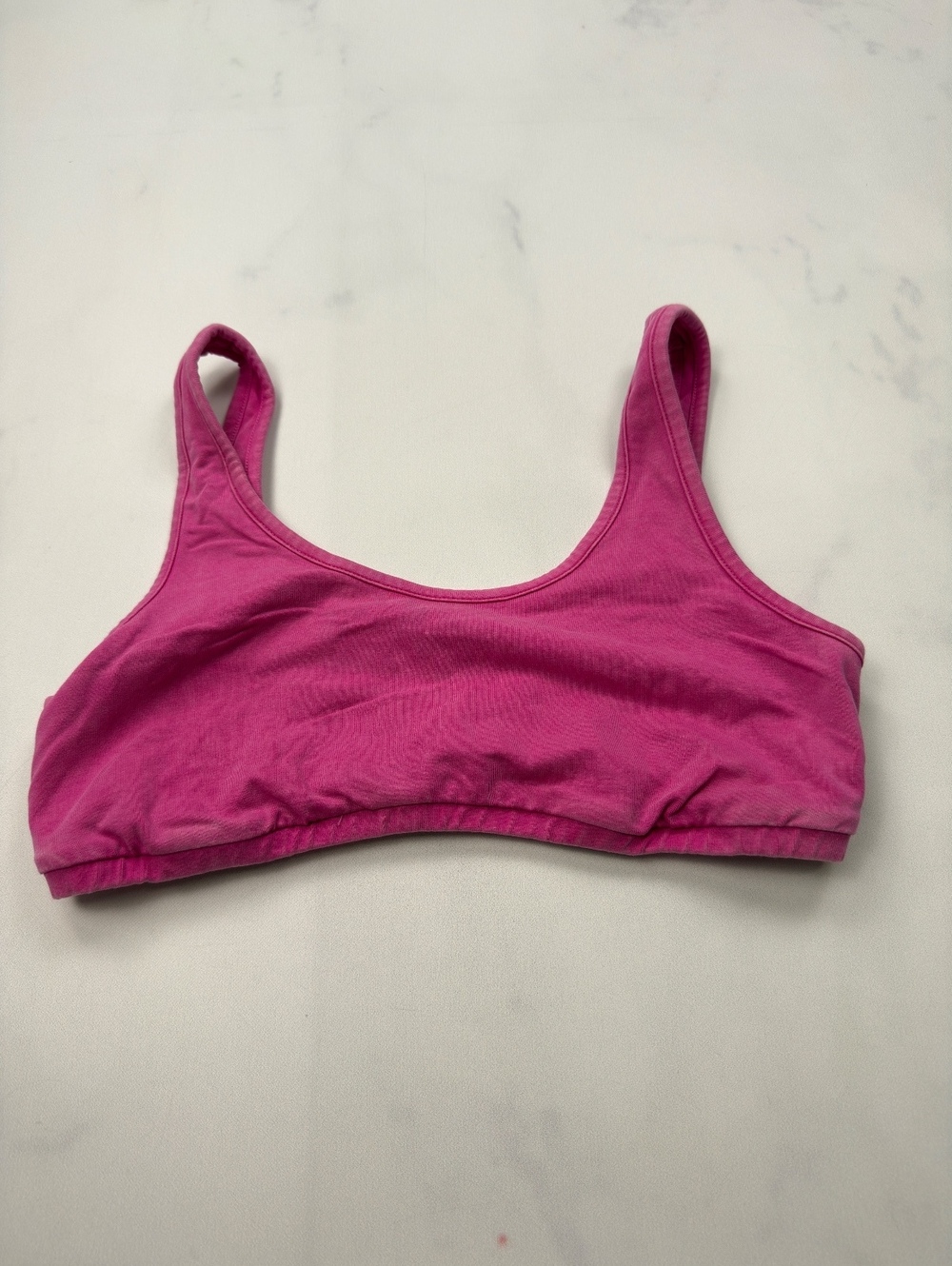 Old Navy Pink Sports Tank Top 2000s Minimalist Fitted - Womens M